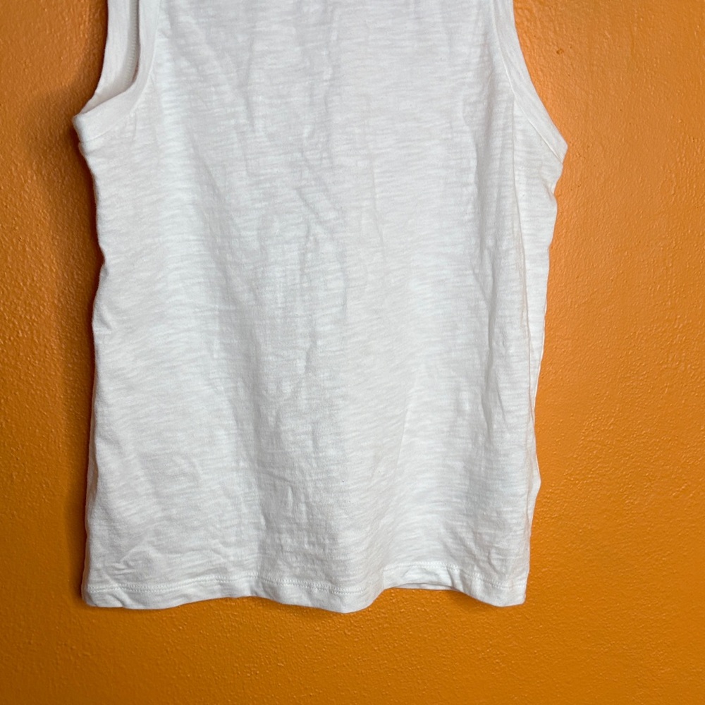 J.crew Girlfriend Tank White Tank Top XXS - Picture 5 of 7